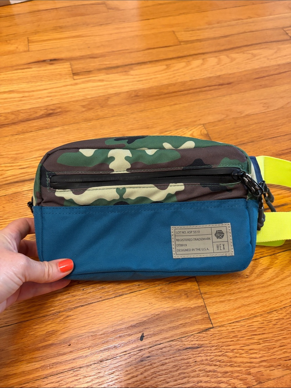 Blue & Camo waist pack